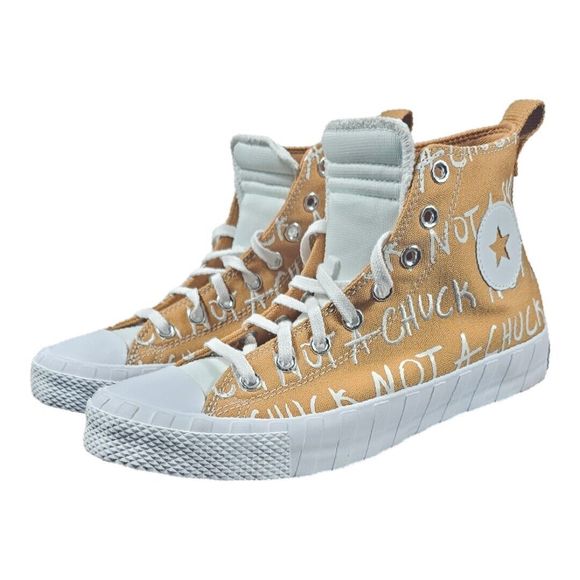 Converse Not A Chuck Untitled3D Hi Golden Tan White Men's SZ 9 Shoes NIB - Picture 3 of 8